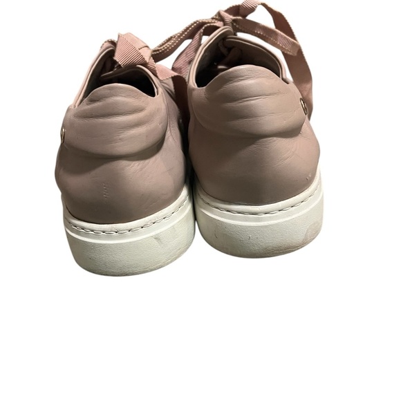 Women's Pink AGL Ribbon Tie Sneakers - Picture 2 of 5